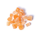 Oranje Seleniet Satijnspaat Trommelstenen ±1,5-3,5cm ±300g