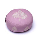 Meditatiekussen Bodhiblad Lila Biokatoen OCS 33x17 cm 2100g