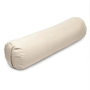 Yogi & Yogini Meditatiekussen Bolster Biokatoen OCS 100 Beige Boekweitdoppen 60 X 16 Cm 2300 G