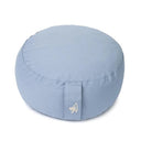 Yogi & Yogini Meditatiekussen Biokatoen OCS Rond Blauw 33x17 Cm 2300 G