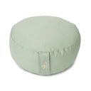 Yogi & Yogini Meditatiekussen Rond Zachtgroen OCS 100 Biokatoen 33x17 Cm 2300 G
