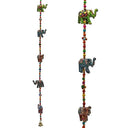 Slinger Met Houten Olifantjes En Belletjes