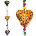 Decoratieve Slinger Hartjes Kunststof 90 cm Met Belletje