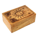Tarotdoos Acaciahout De Zon 15,5 X 10 X 6 Cm