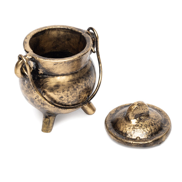 Cauldron Gietijzer Goudkleurig Klein 6~7 cm