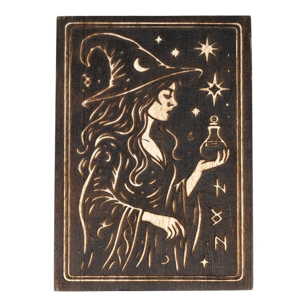 Tarotdoos Zwart Mangohout 17,5x12,5x6,5 cm