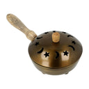 Wierookbrander ijzer panmodel -- 21x10cm