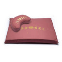 Meditatie Set 3 Maanfasen Biologisch Katoen Oudroze 37x17x13 cm