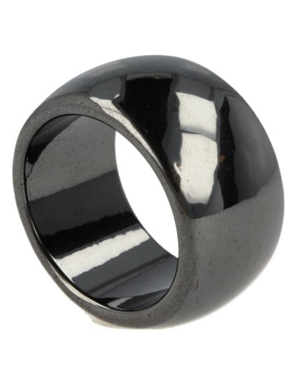 Hematiet magneet ring - 22