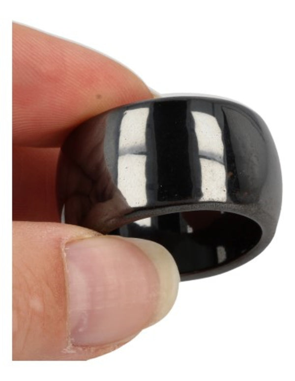 Hematiet magneet ring - 22