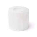 Theelichthouder Seleniet Rond ±7x7x7cm