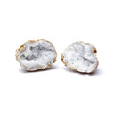 Calciet Geode Gebroken ±418g Natuurproduct Met Kristalstructuur