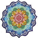Strandlaken Zeven Chakra's Mandala Katoen Diameter 150 cm