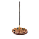 Wierookhouder Bloem Des Levens Koperkleurig 11cm