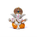 Ganesha Beeldje Met Modaka Kunsthars 7x6cm
