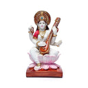 Beeldje Saraswati Met Sitar 19x10cm
