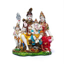 Kunsthars Beeld Shiva Parivar 14x12cm