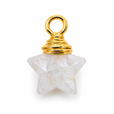 Geboortesteen Hanger Ster Juni Maansteen 925 Zilver (10 mm)