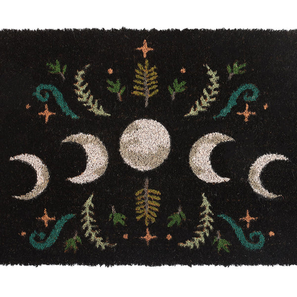 Black Dark Forest Deurmat Moon Phase