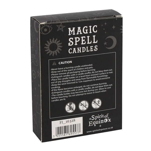 Set Van 12 Gemengde Spell Kaarsen Verschillende Kleuren