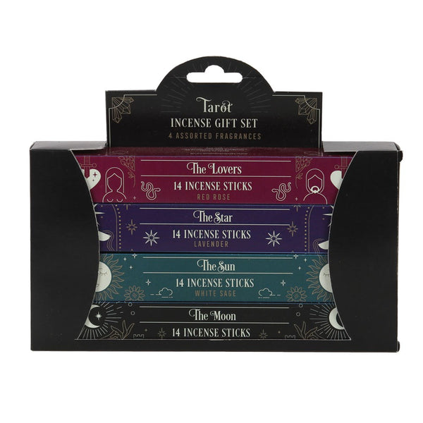 Wierookstokjes Tarot Card Gift Set 4 Geuren 14 Stuks