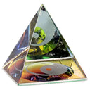 Kristal Piramide Yin Yang 4 cm