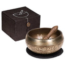 Klankschaal Ohm Geschenkset Koper Zwart 10 cm 300 g