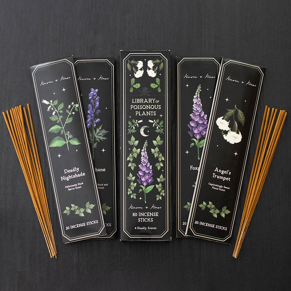 Set Van 4 Wierookstokjes Met Giftige Planten Geur