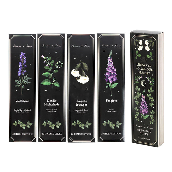 Set Van 4 Wierookstokjes Met Giftige Planten Geur