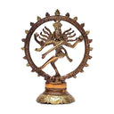 Shiva Nataraj Beeld Messing 2-Kleurig 20 cm