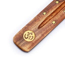 Wierookplankje Met Ingelegd Metalen Ohm Symbool Hout