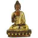 Boeddha Teaching Vitarkamudra Tweekleurig 20 cm