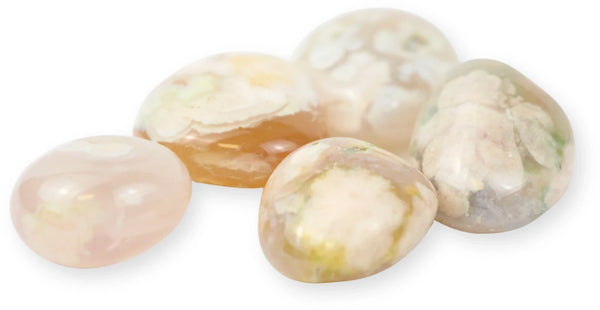 Agaat bloem 250 gr. Trommelstenen (mt3)