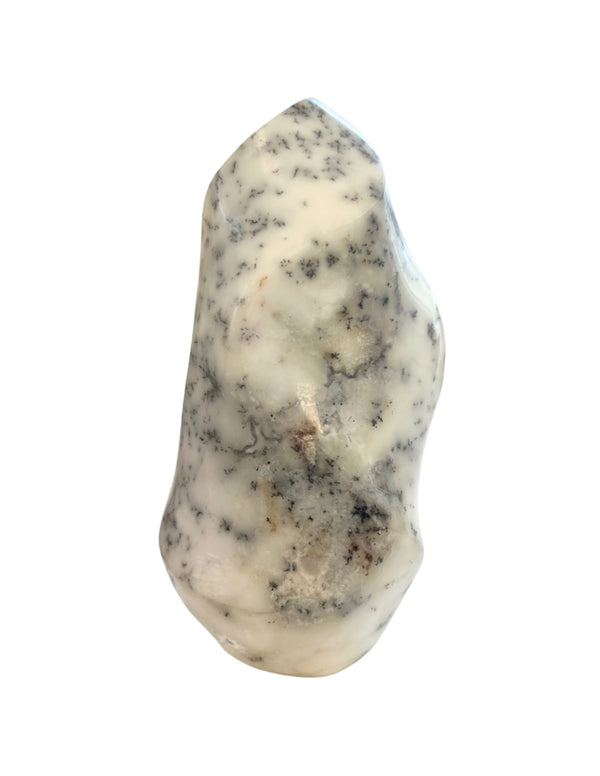 Agaat dendriet feng shui vlam sculptuur Madagaskar edelsteen decoratie