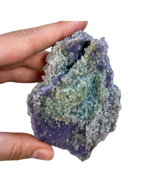 Unieke ruwe Agaat druif Chalcedoon uit Indonesië