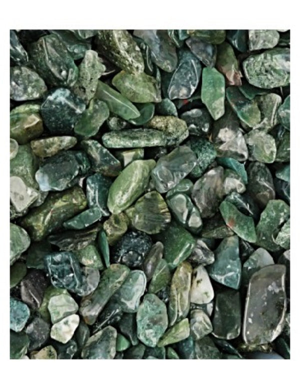 Trommelstenen Agaat Mos (5-10 mm) - 100 gram