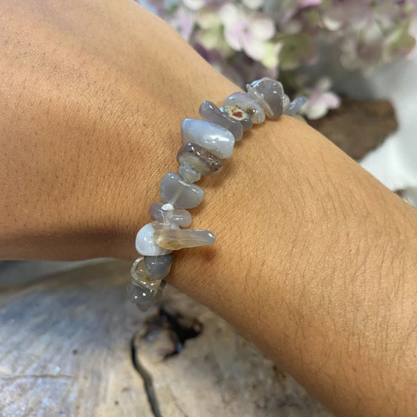 Edelsteen Splitarmband Agaat Natuur