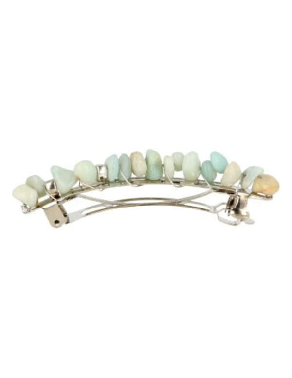 Edelsteen Haarclip Amazoniet - 7 cm
