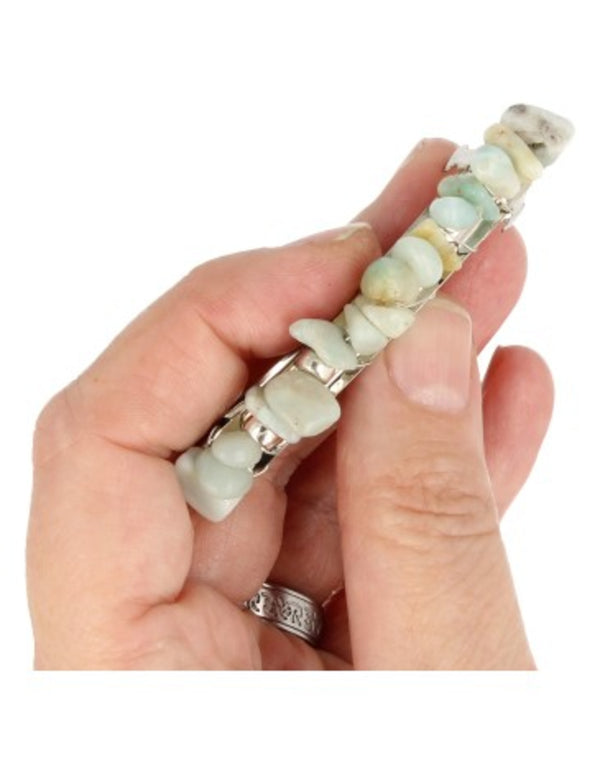 Edelsteen Haarclip Amazoniet - 7 cm
