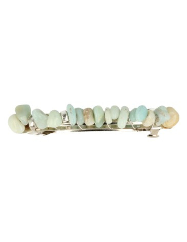 Edelsteen Haarclip Amazoniet - 7 cm
