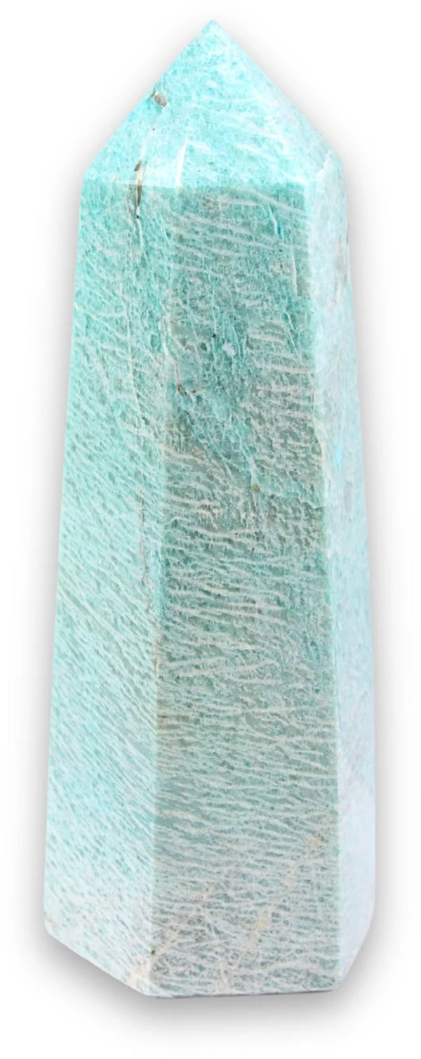 Amazoniet Obelisk Blauwgroen 19,5 cm Madagaskar Nr.02