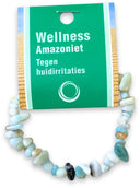 Amazoniet splitarmband + kaart