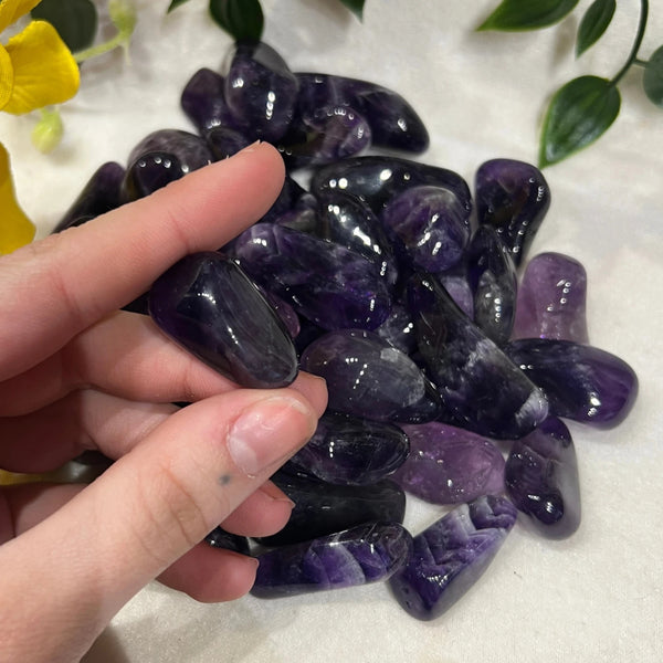 500 gram Braziliaanse Amethist A-kwaliteit trommelstenen