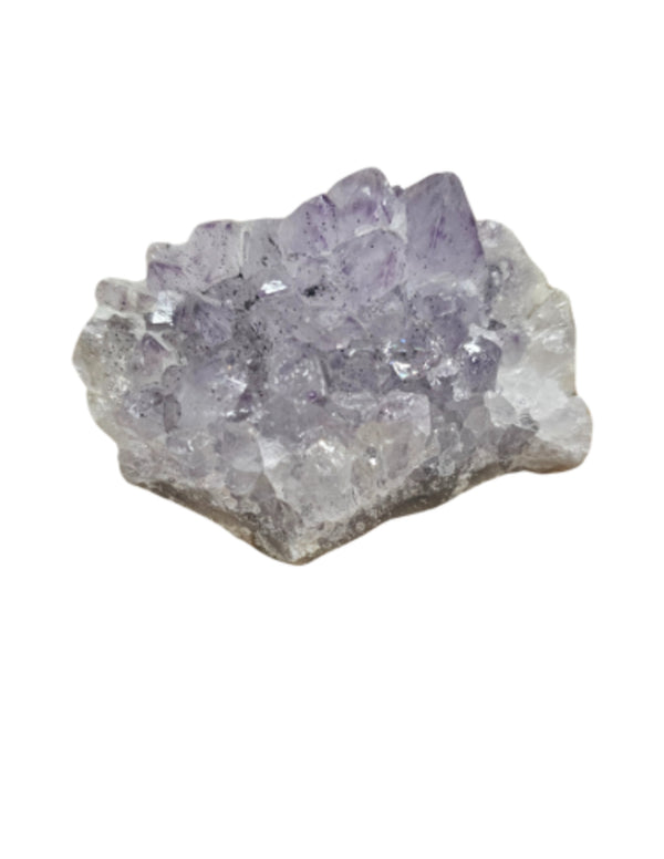 Amethist brokje uit Brazilië uniek en tussen 100-130 gram