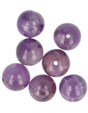 Amethist kralen 8 mm - 7 st.