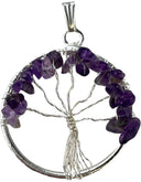 Amethist Levensboom Hanger (30 mm)