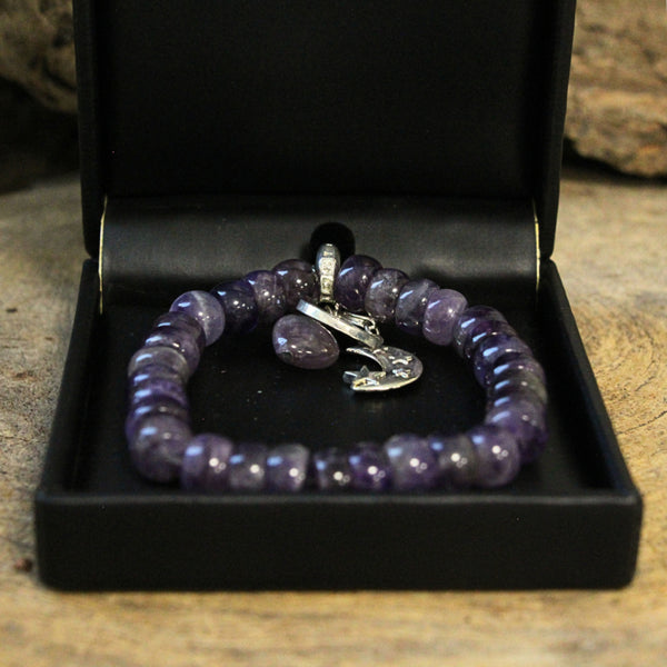 Edelsteen Armband Amethist Rond Ruby Mania