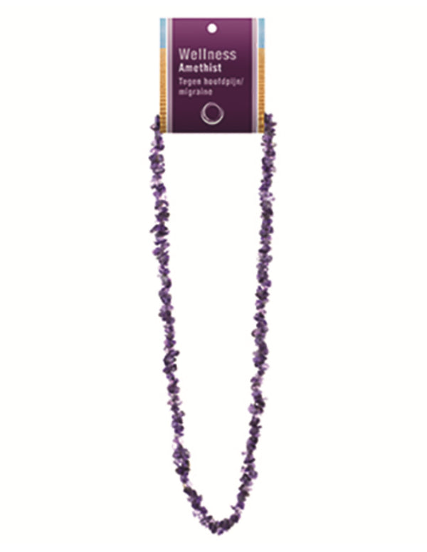Amethist splitketting + kaart