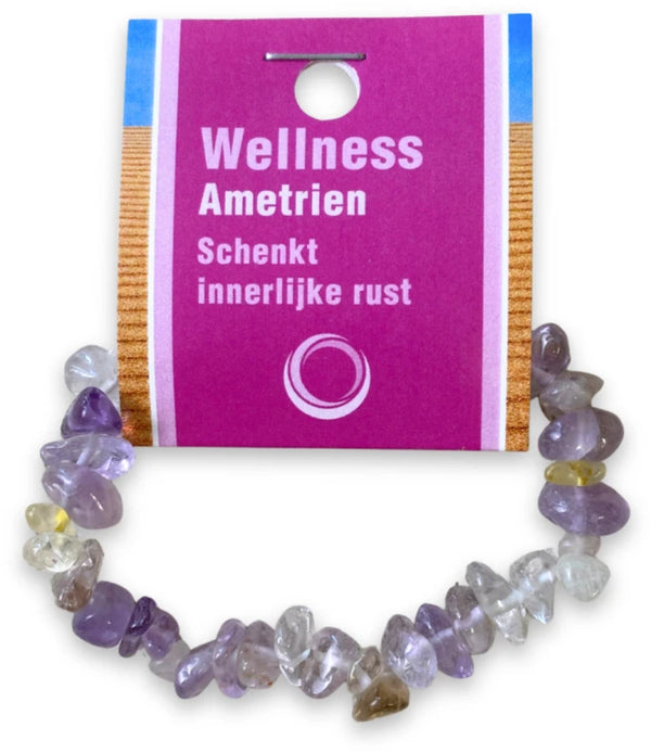 Ametrien splitarmband + kaart