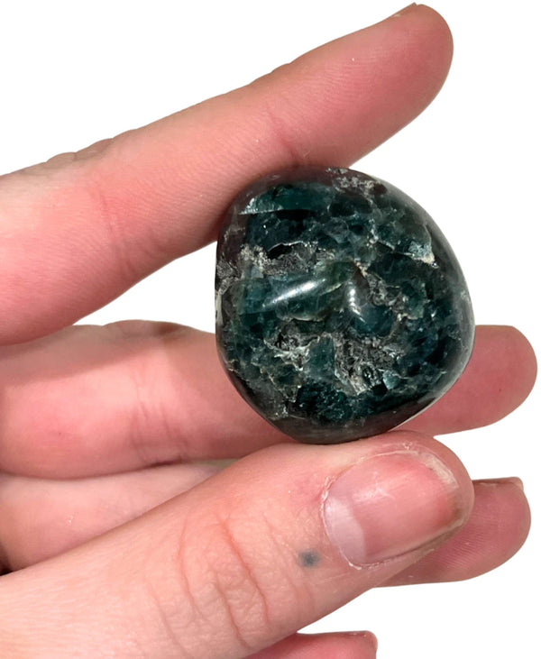Trommelstenen Apatiet Groen (20-30 mm) - 200 gram